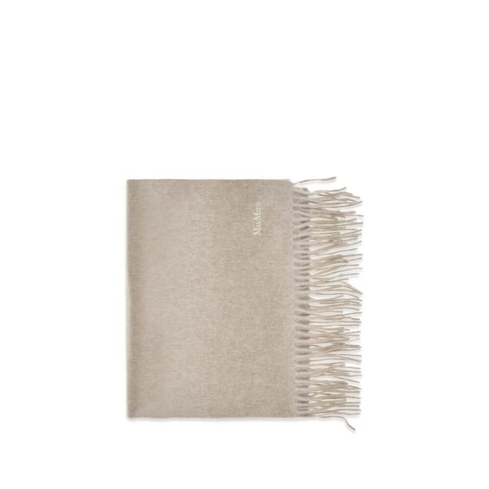 Max Mara Beige Cashmere Women's Scarf
